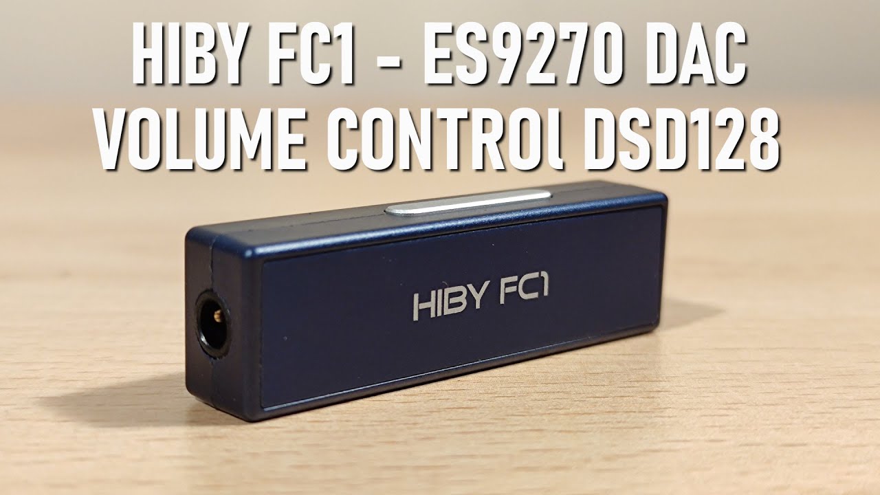 Обзор HiBy FC1 — компетентный аудиоадаптер с ЦАП ES9270 SABRE