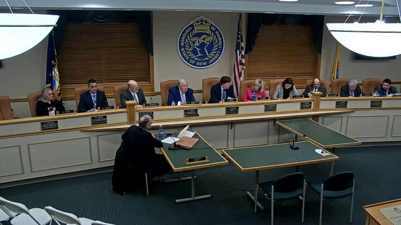 Borough of Ramsey Planning Board Meeting - Tuesday, March 3, 2026 Part 3