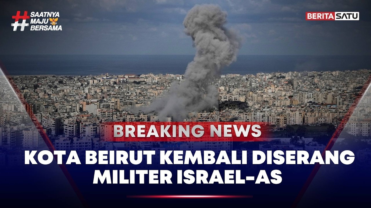 🔴 Breaking News | Kota Beirut Kembali Diserang Militer Israel-AS
