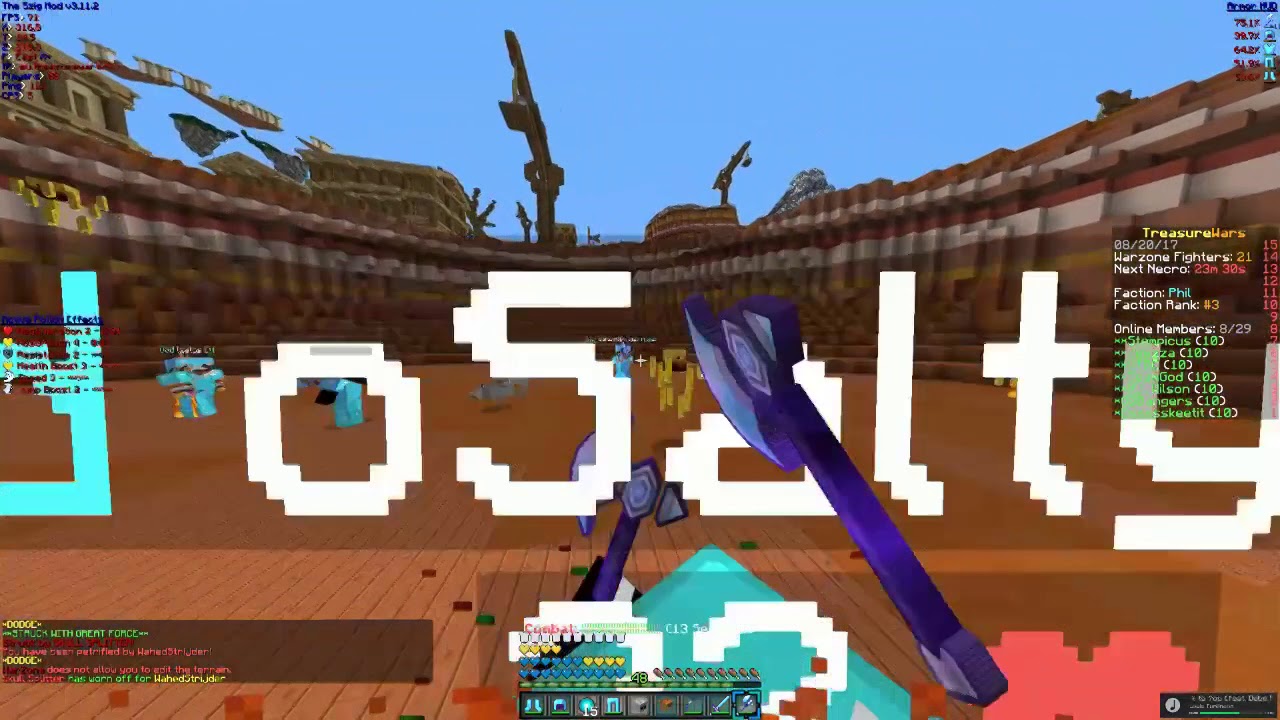 Treasure Wars Factions Cursed Golden Knife kill!!