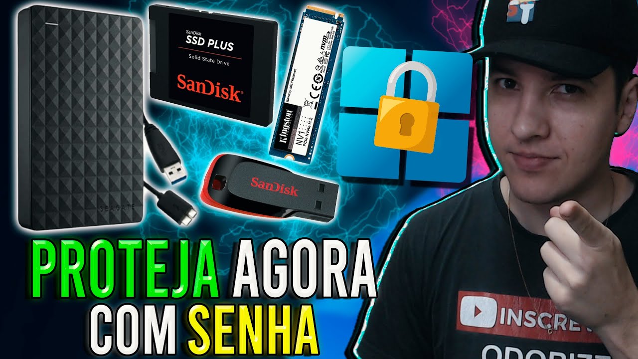 Como colocar SENHA no PENDRIVE ou HD EXTERNO