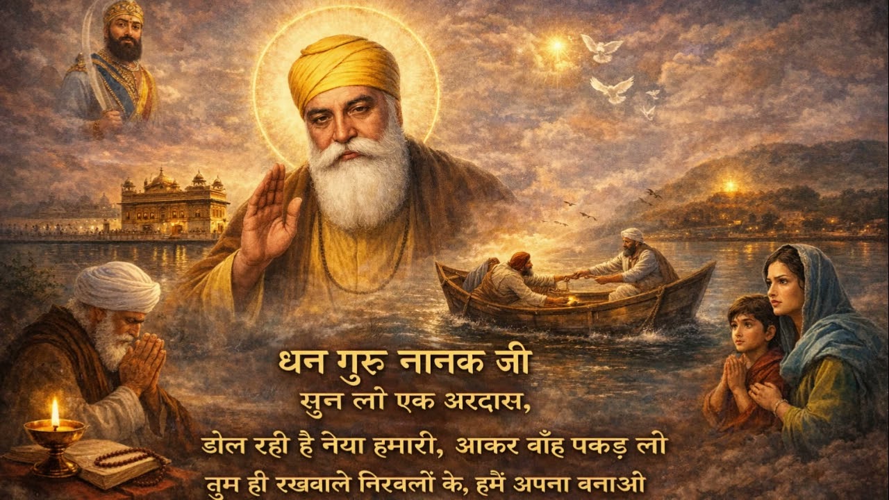 Dhan Guru Nanak Ji 🙏 Powerful Ardaas & Waheguru Simran | Peaceful Sikh Devotional Shabad