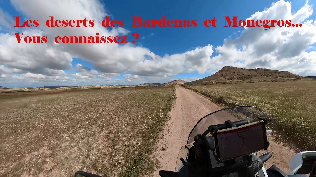 Les déserts des Bardenas et de Monegros le temps d'un weekend.....En Africa Twin 1100...