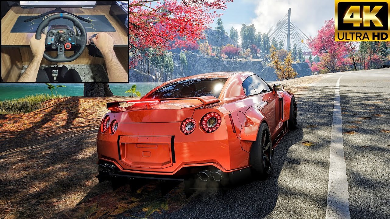 CarX Street PC - Nissan GTR R35 | Logitech G29 Steering wheel (4K) Gameplay