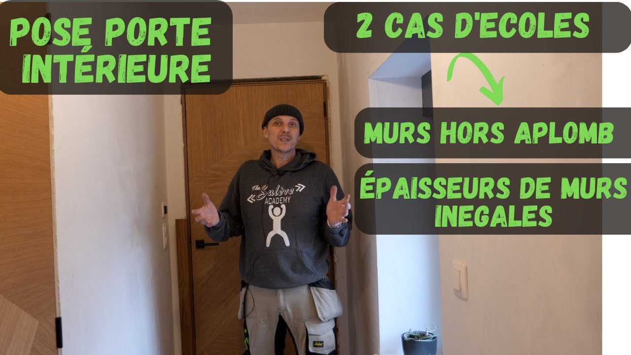 pose de porte (cas d'&eacute;cole)