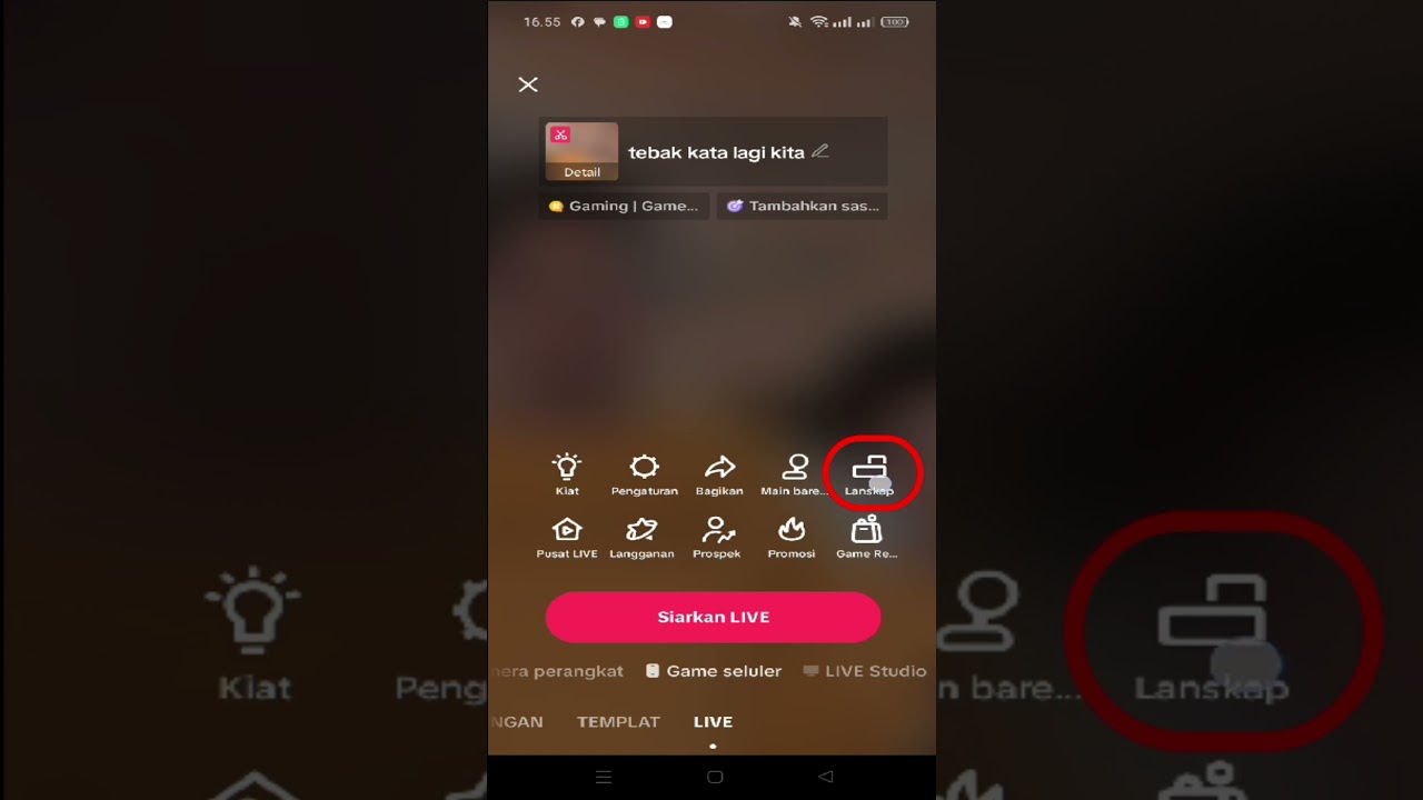 How to Make a Live Game Protrait on TikTok