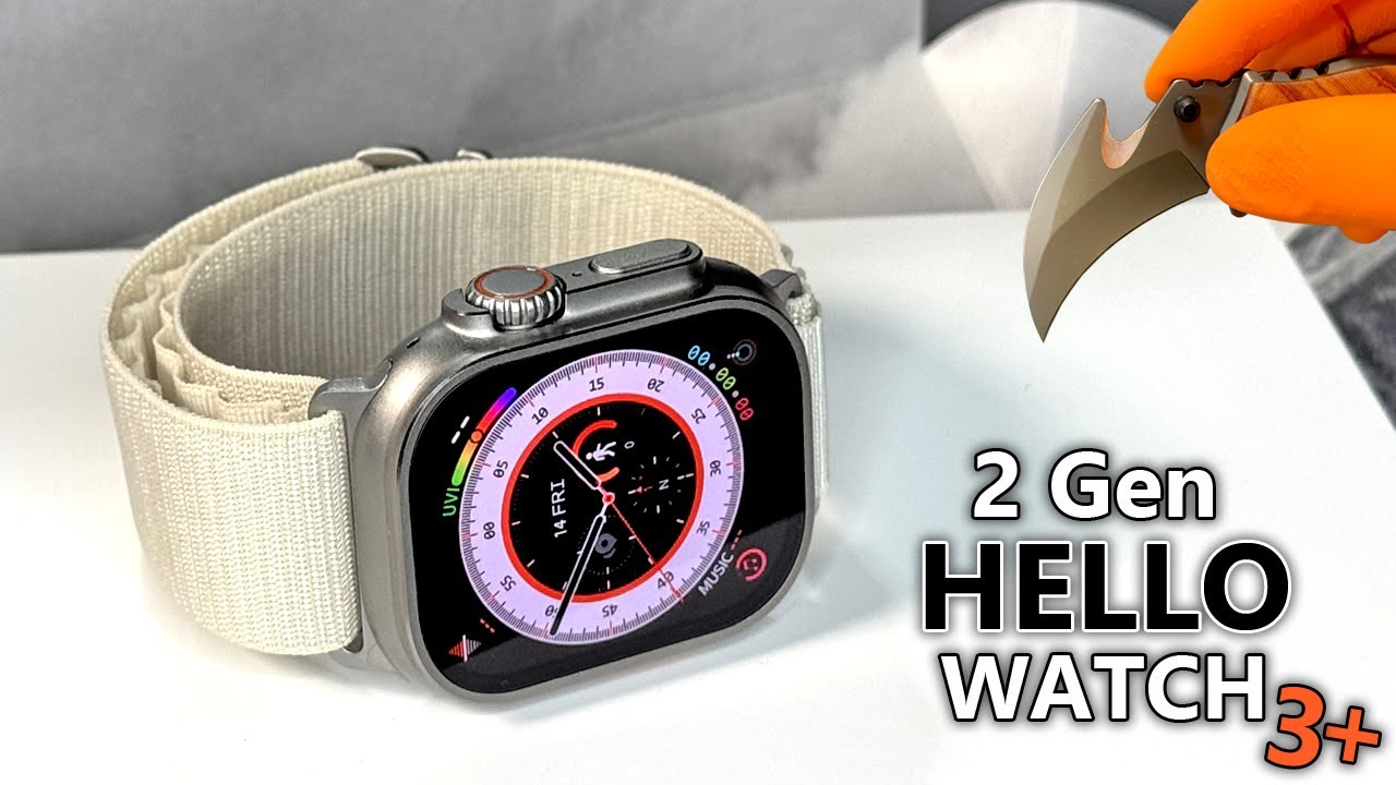 Hello Watch 3 Plus 2 AMOLED Unboxing & Review Amazing Sport SmartWatch - ASMR