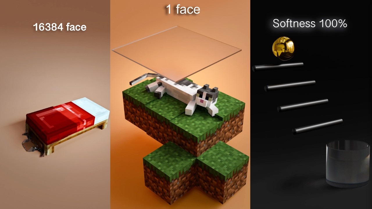 🔥most satisfying 3d simulation #asmr #3danimation  #satisfyingvideo  #asmr #creativeblender