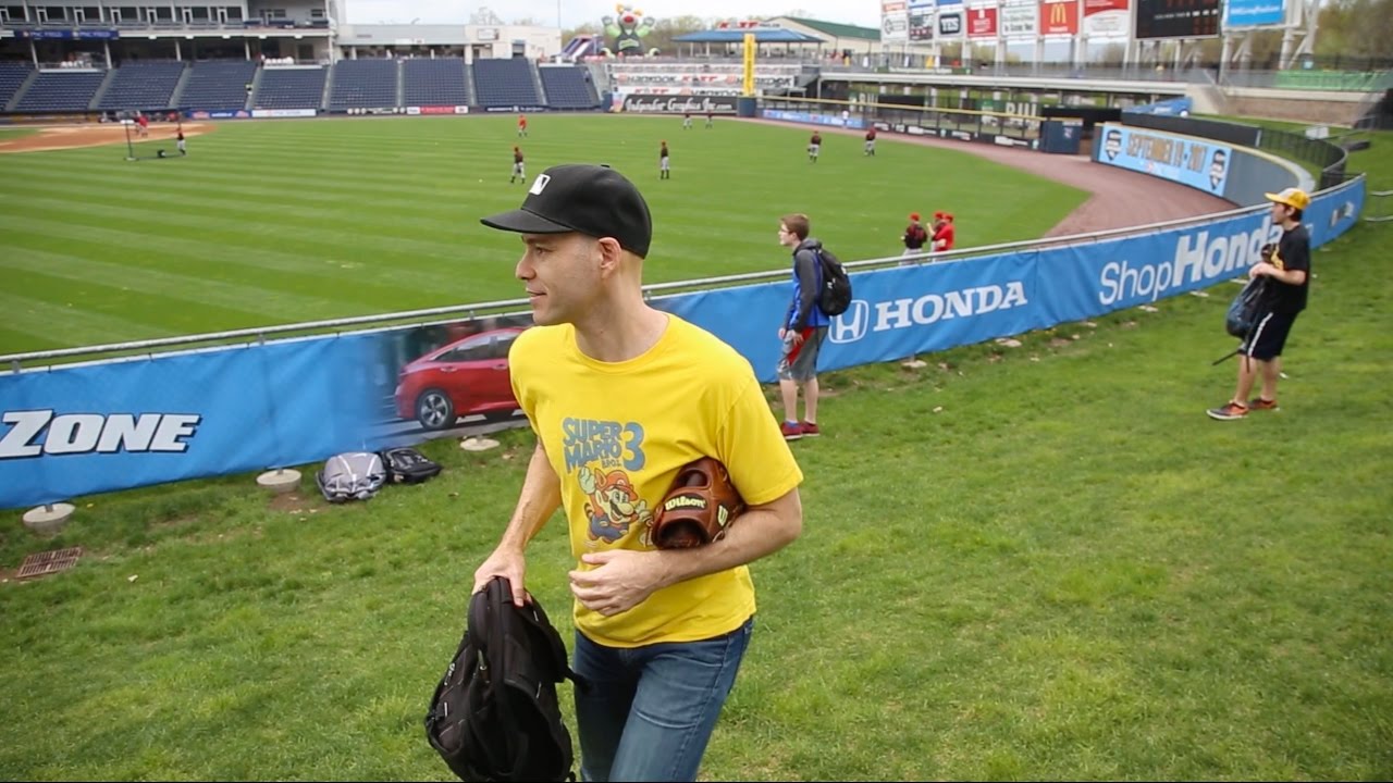 Checking out a minor league game at PNC Field in Scranton, PA