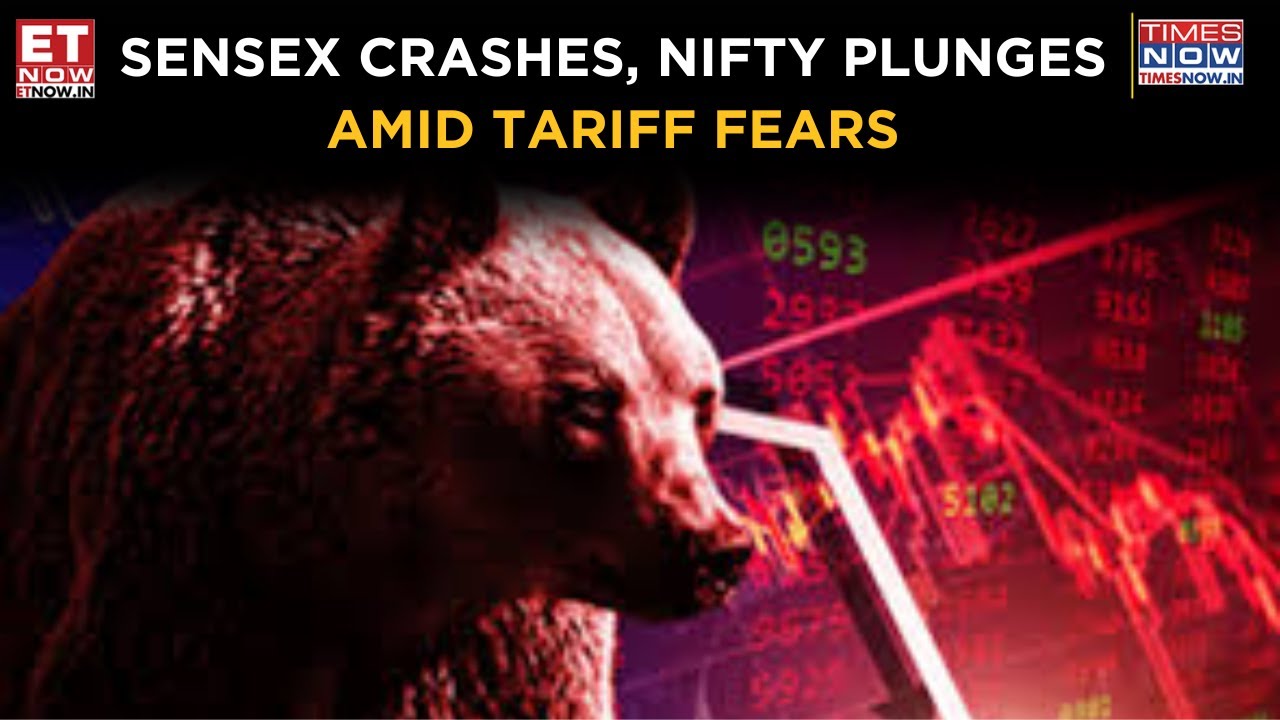 Global Trade Uncertainty: Sensex Crashes, Nifty Falls Below 21,800 Amid Trump Tariff Concerns | News
