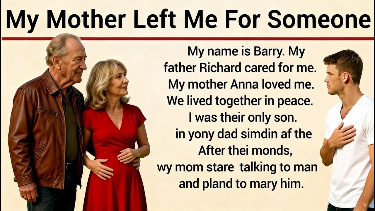 My Mother Left Me For Someone | Learn English Through Story Level 3 | Graded Reader