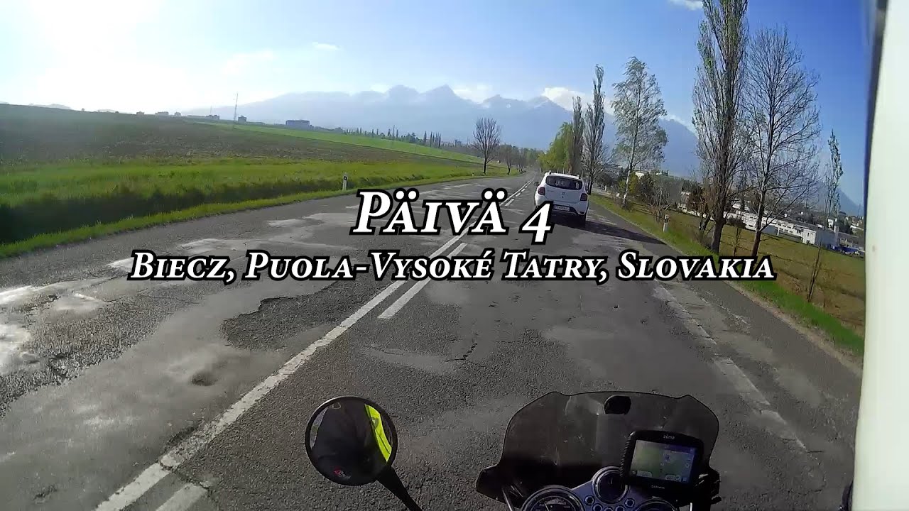Roadtrip 2022 PÄIVÄ 4: Slovakiaa kohti!