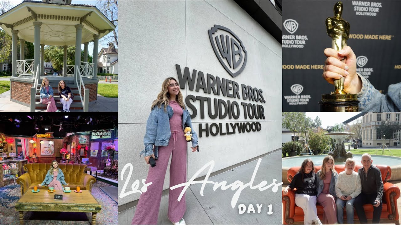 LA Vlog Day 1 🎬🍿🛍️| Warner Brothers Studios Tour, Universal Citywalk, LA Haul 