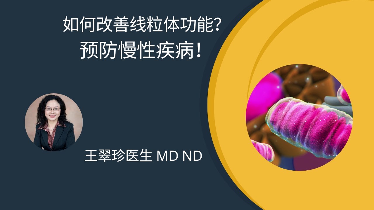 6种营养素改善线粒体功能,  预防慢性疾病