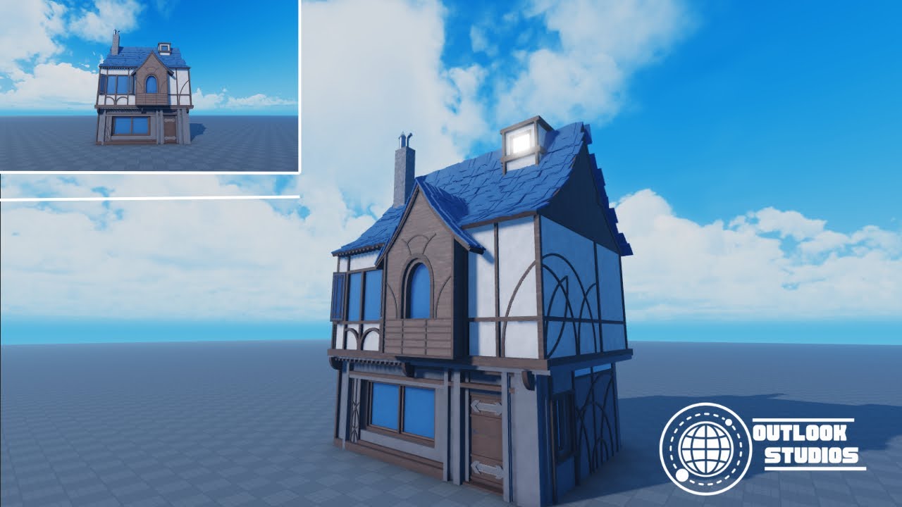 Roblox Studio │SPEED BUILD • REMAKE │ aesthetic house