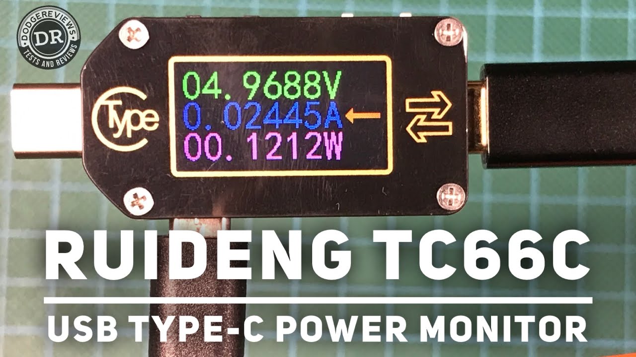 RuiDeng TC66C USB Type-C Power Monitor
