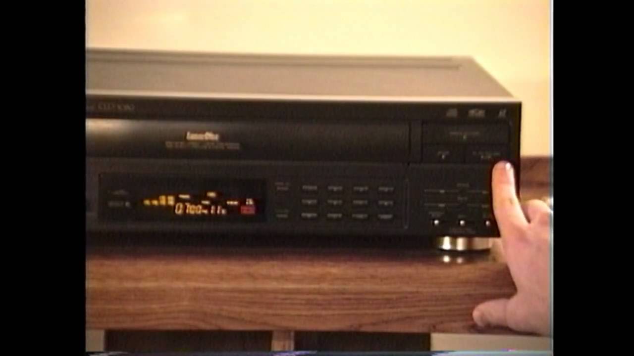 Pioneer CLD-1080 Laserdisc/CD Combo Player Vintage Demonstration Video 1991