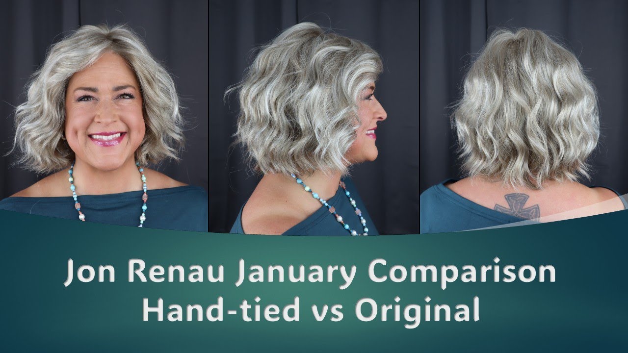 Hand-Tied vs Regular Wig Showdown!  Jon Renau January in TWO colors