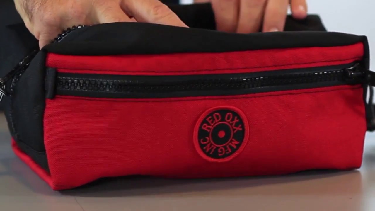 Red Oxx Nomad Toiletry Shave Kit