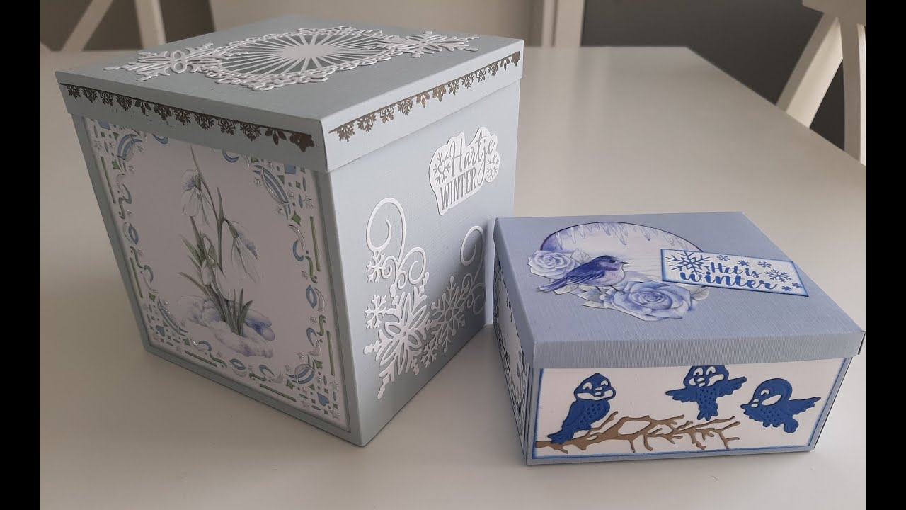 Doosjes voor Hobbyjournaal 173 - door Aline
