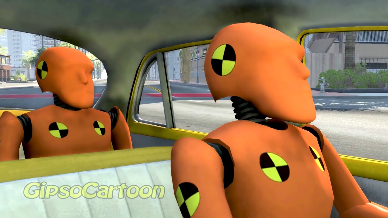 If Dummy was a TAXI DRIVER ✅ BeamNG.Drive