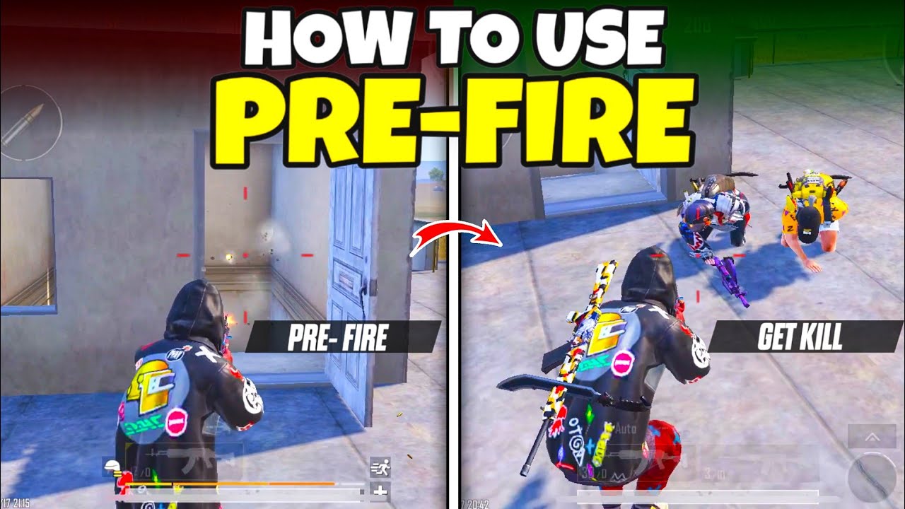 HOW TO USE PRE-FIRE IN CLOSE COMBAT FULL GUIDE BGMI🔥 TIPS AND TRICKS