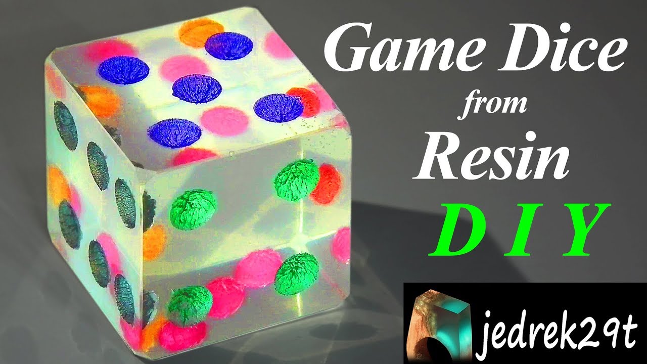 DIY. Игровые кости из смолы