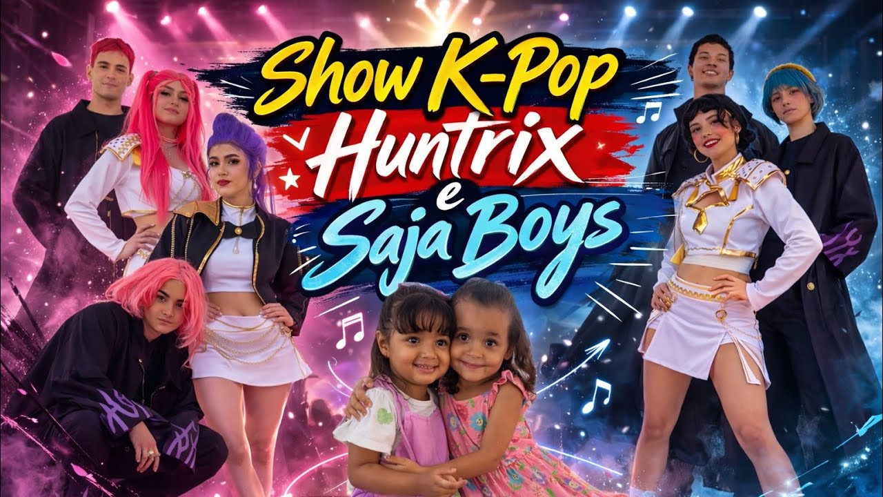 Fomos ao show da Huntrix e Saja Boys/ minhas Netas Amaram