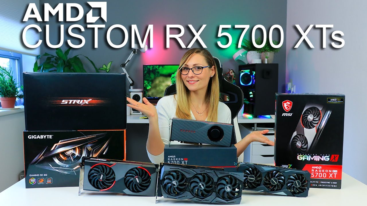Custom AMD Radeon RX 5700 XT Battle Royale - ASUS vs GIGABYTE vs MSI
