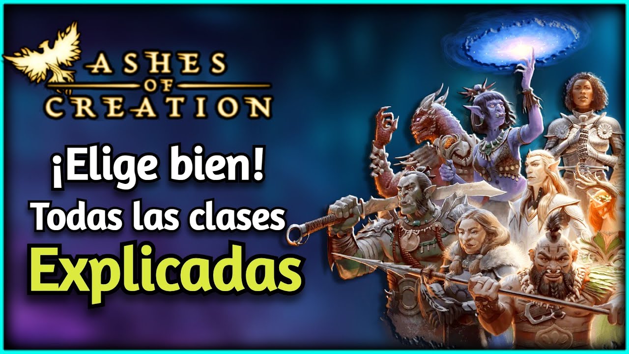 💥 ASHES OF CREATION ESPAÑOL | ASÍ SON LAS CLASES! - ELIGE BIEN