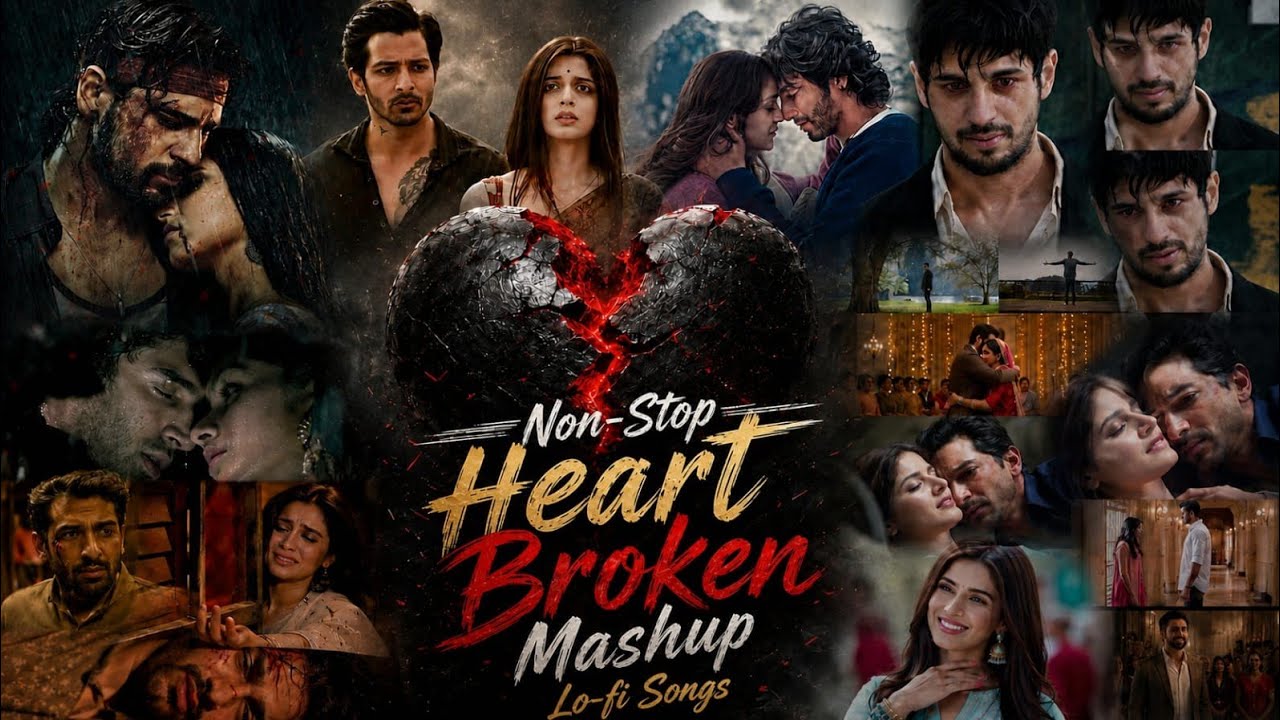 Non Stop Heart - Broken 💔 Sad Mashup Part 7 | Brackup Mashup |Best Broken | Sad Mashup#sad #love 💔 😔