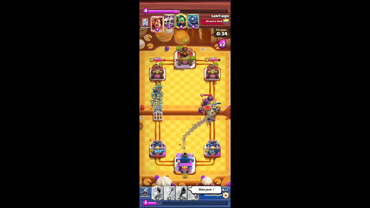 Clash Royal , never give up