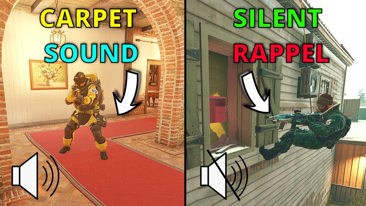 Как лучше слышать звук в Rainbow Six Siege