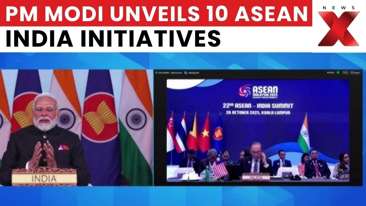 PM Modi&rsquo;s ASEAN Push: 10 New Steps to Strengthen Regional Cooperation | NewsX