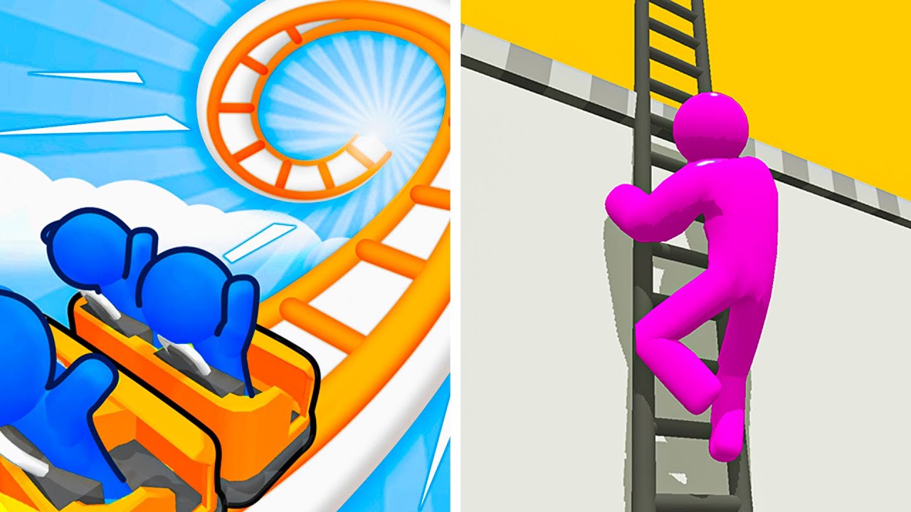Runner Coaster Vs Ladder Master❤️❤️❤️Walkthrough Max Gameplay IM5741