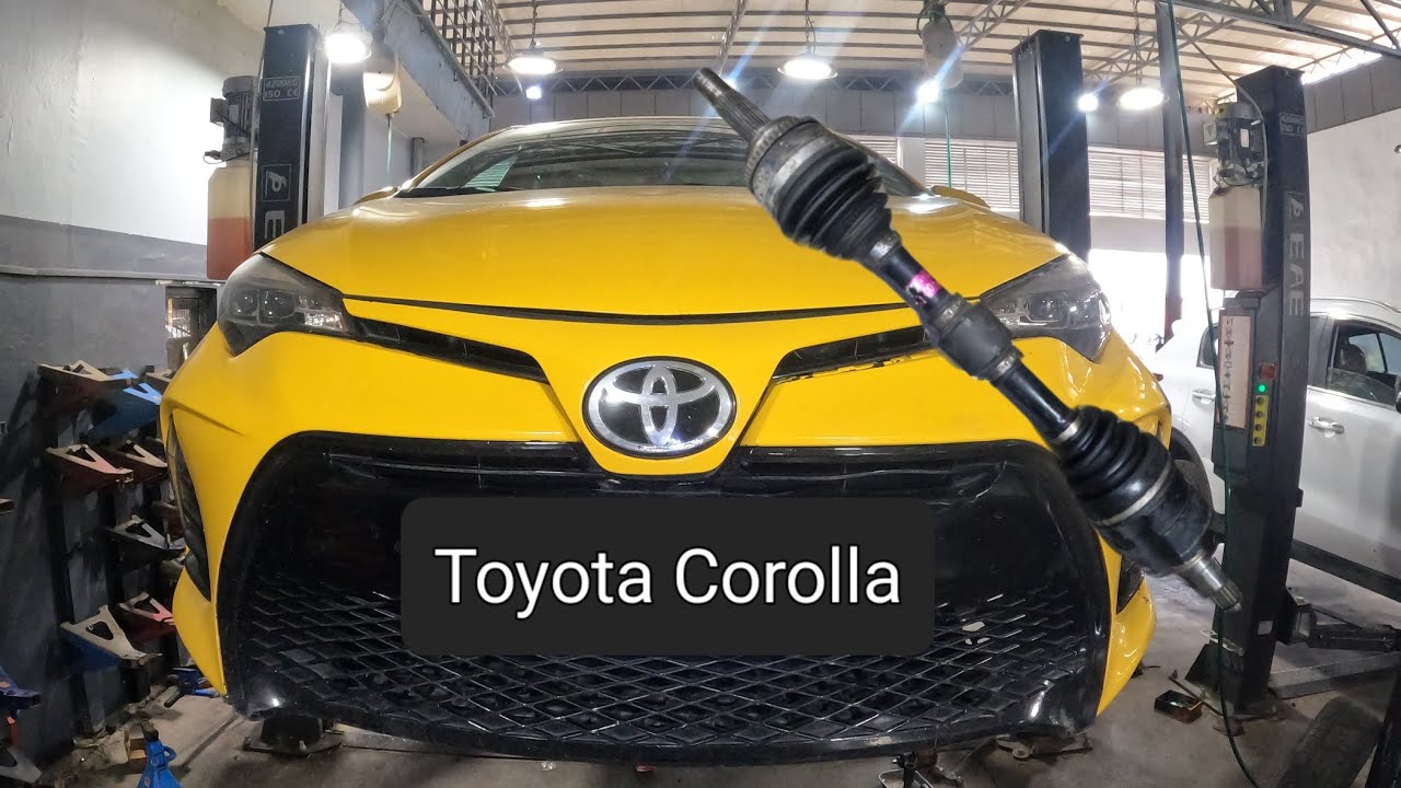 CV axle ( drive shaft ) replacement ... toyota corolla 2015 - 2018 