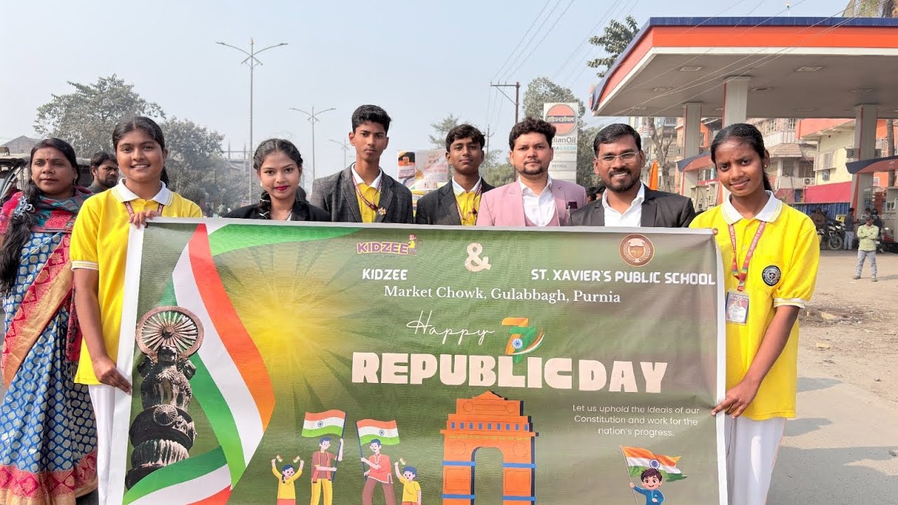 Republic Day Celebration 2026 | St. Xavier's Public School Gulabbag | Parade, Stunts & Speech 🇮🇳