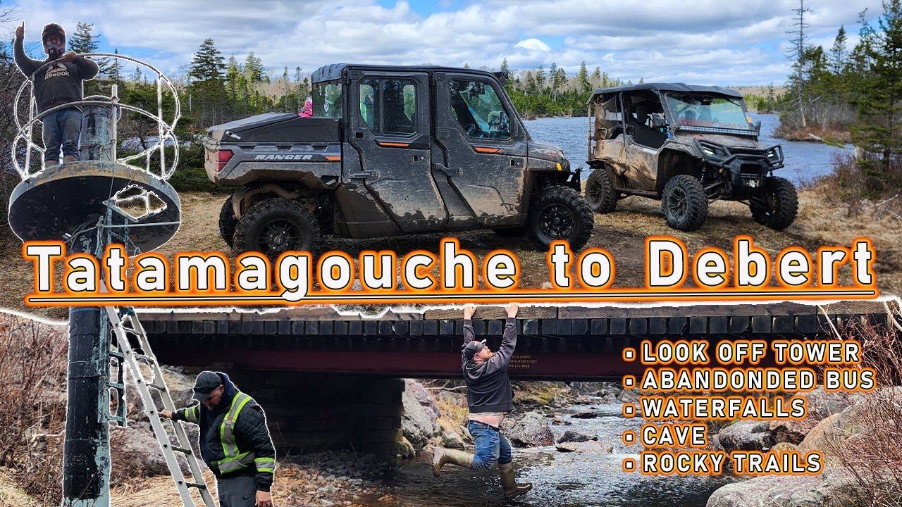 506SXS & ATV - Tatamagouche to Debert - Look Off Tower ,  Waterfalls , Cave & More