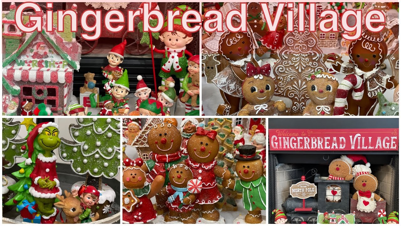 Decorate with me Gingerbread Village | DIY Gingerbread Village