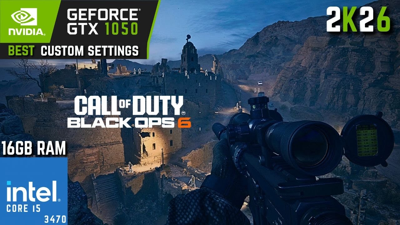 Call of Duty: Black Ops 6 | GTX 1050 2GB with Core i5 3470 & 16GB Ram