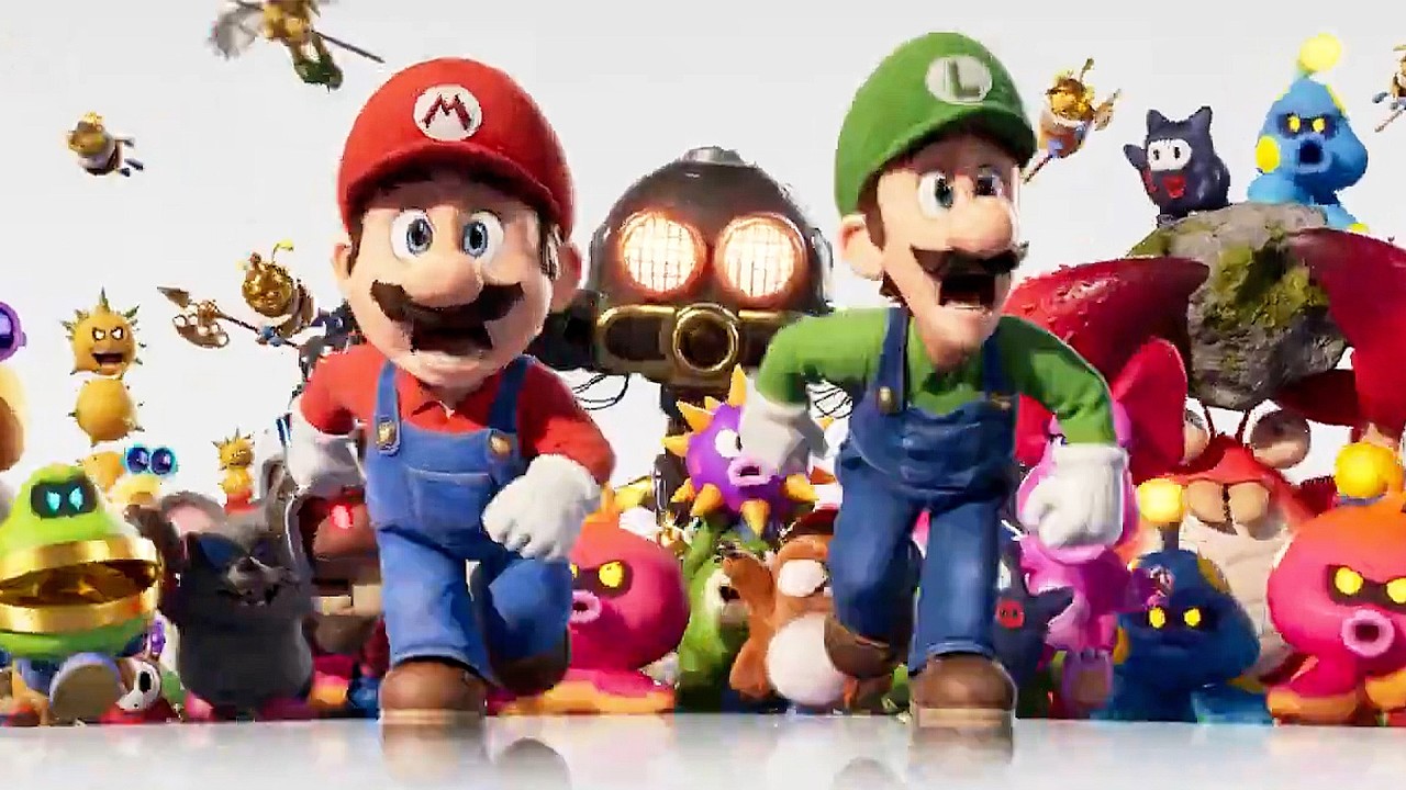 The Super Mario Galaxy Movie - Mario & Luigi getting chased by all enemies (4K)