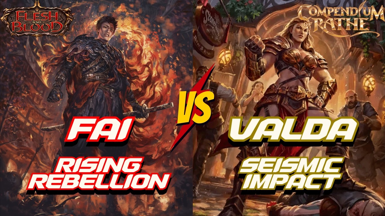 Daily FaB #348 | Fai vs. Valda | Flesh and Blood | Classic Constructed | Compendium of Rathe