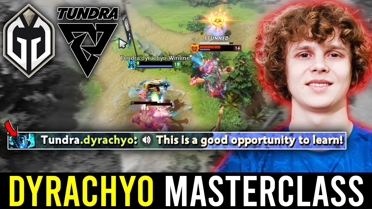 DYRACHYO MASTERCLASSING his EX TEAMMATES + TAUNTING & VOICELINING! - GG vs TUNDRA!