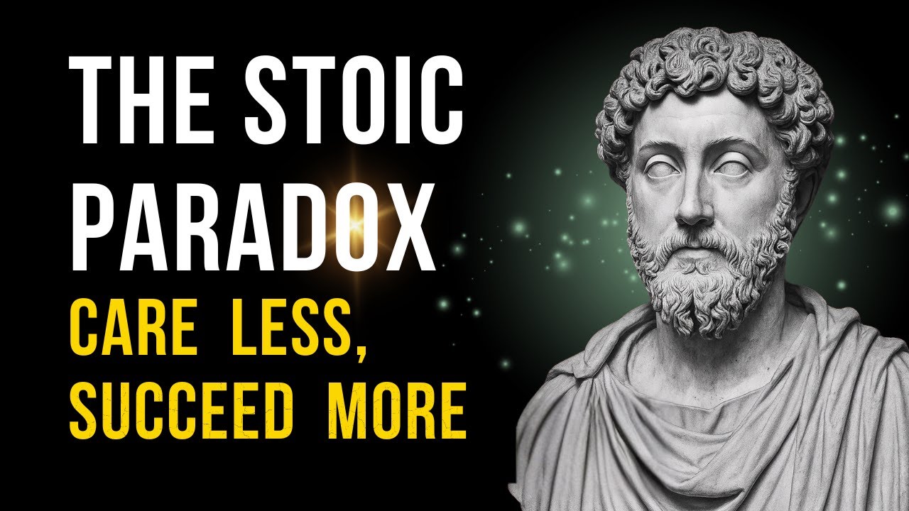The Stoic Paradox: Why Caring Less Makes You Succeed More