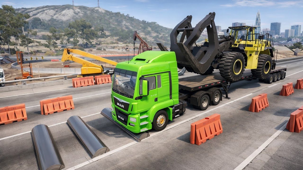 TRUCKS VS SPEED BUMPS #016 - BeamNG.Drive