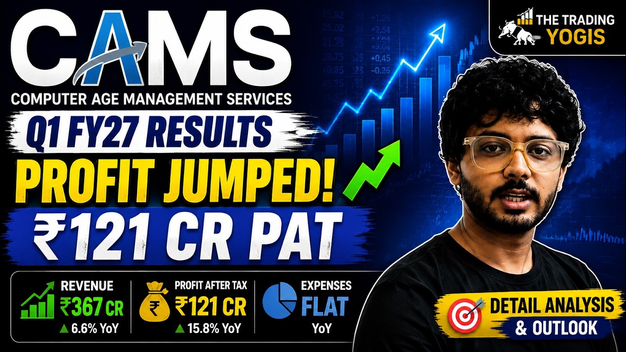 CAMS Q1 FY27 Results | Profit Jumps 16% | Revenue Growth | Buy or Sell? Complete Analysis