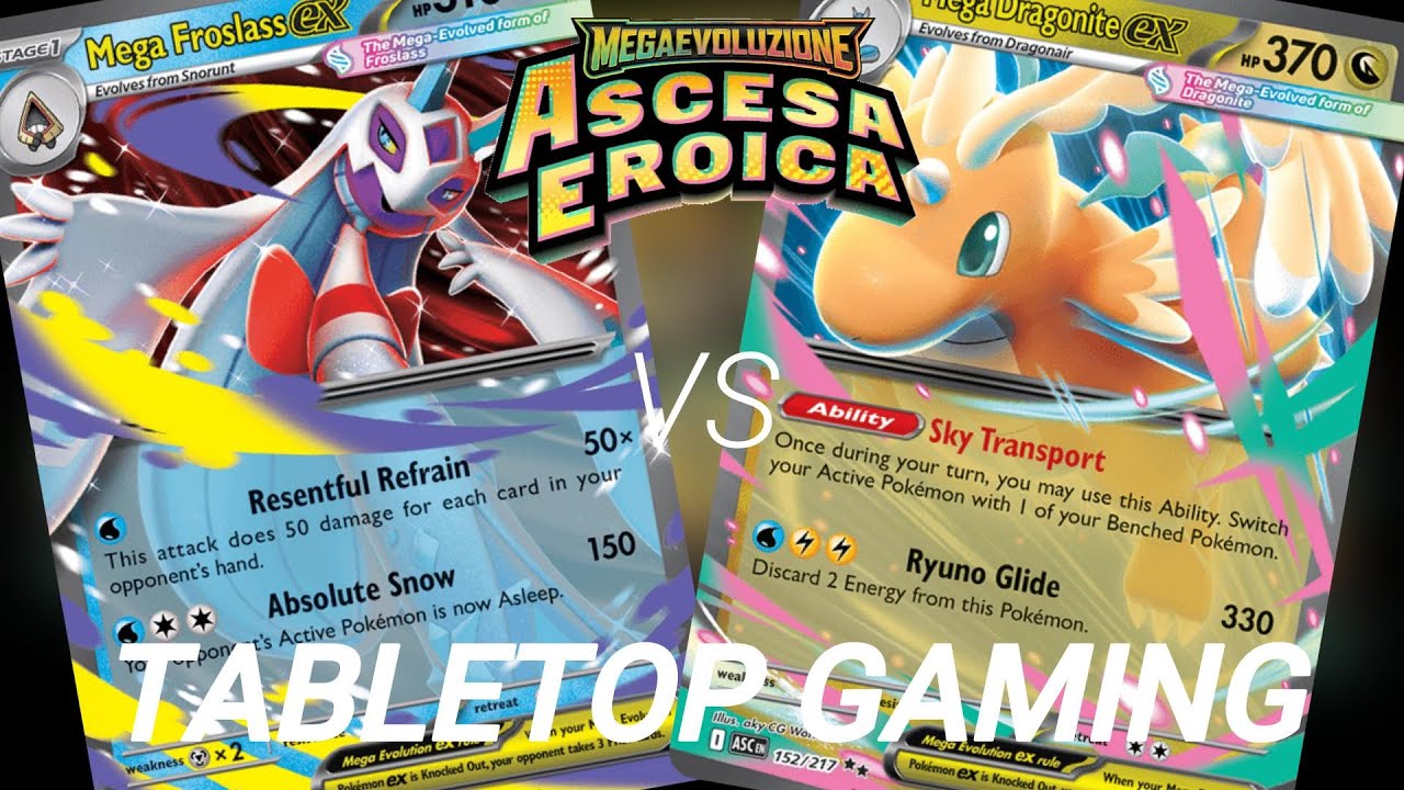 Mega Froslass Vs Mega Dragonite | Tournament Ascended Heroes | Top 8 | Tabletop Gameplay