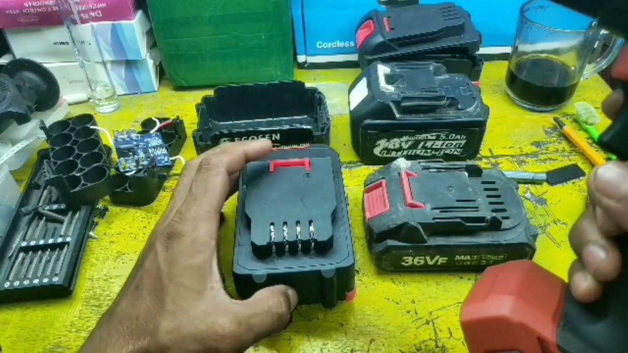DIY | Cara Merakit Baterai Dca Dck Doncheng 50% Solusi Lebih Murah Untuk Bor Unit Only