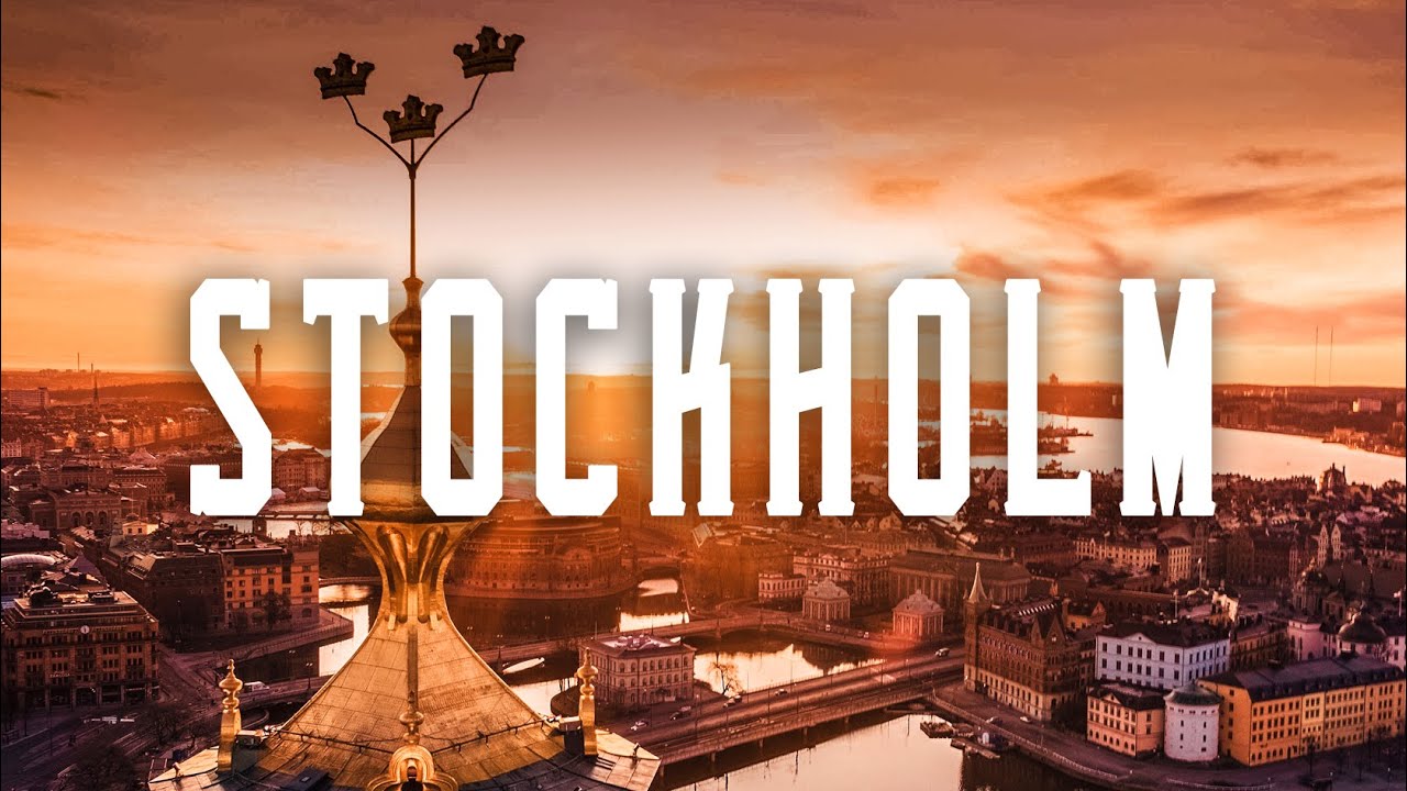 СТОКГОЛЬМ - ШВЕЦИЯ. Лучшее туристическое направление в Европе. DJI Mavic Pro аэросъемка с дрона 4k.
