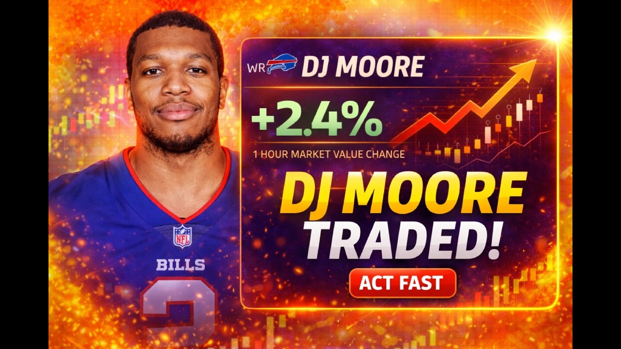 Dynasty Values Are Changing FAST — Act Now (DJ Moore Trade Fallout)